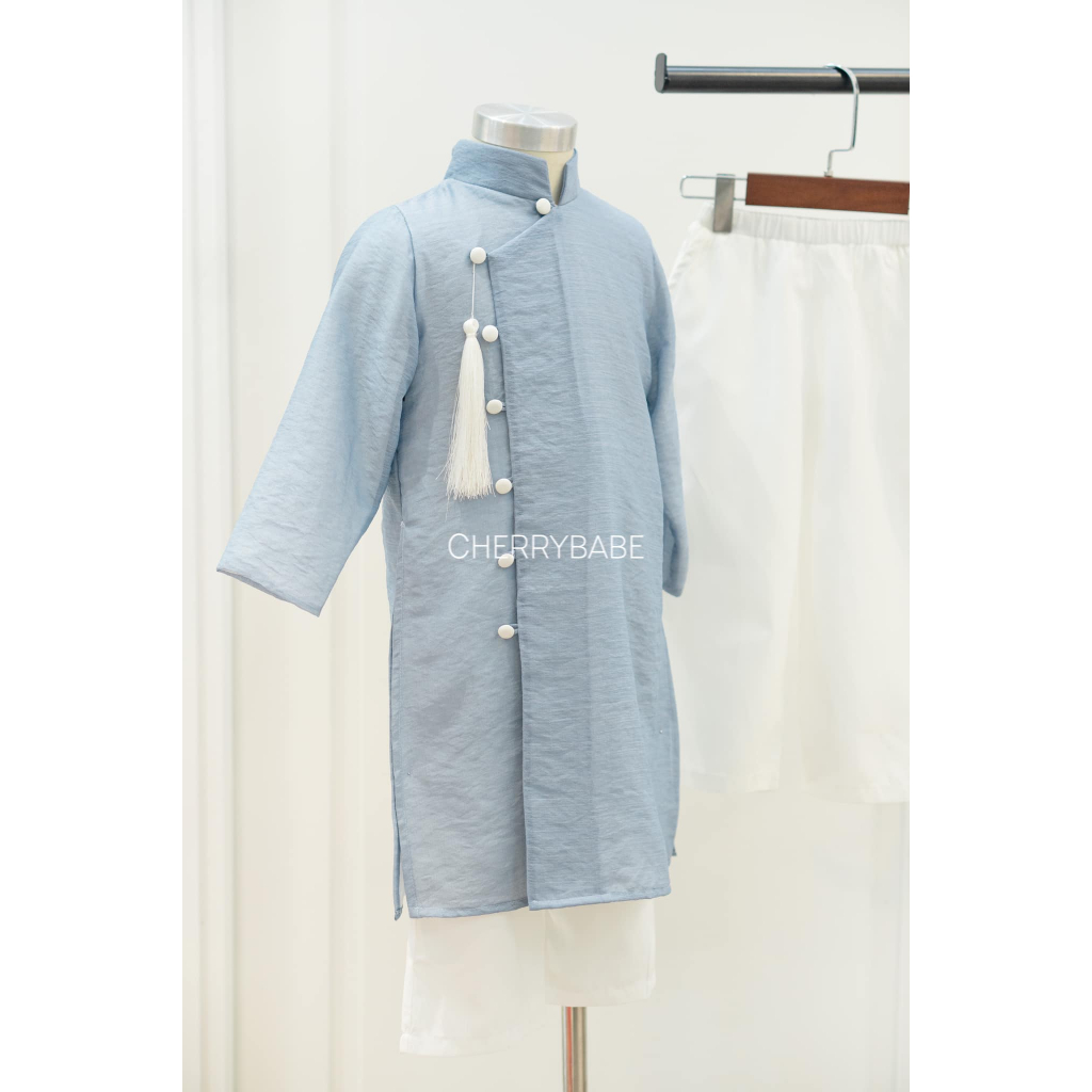 Áo dài bé trai Tường An