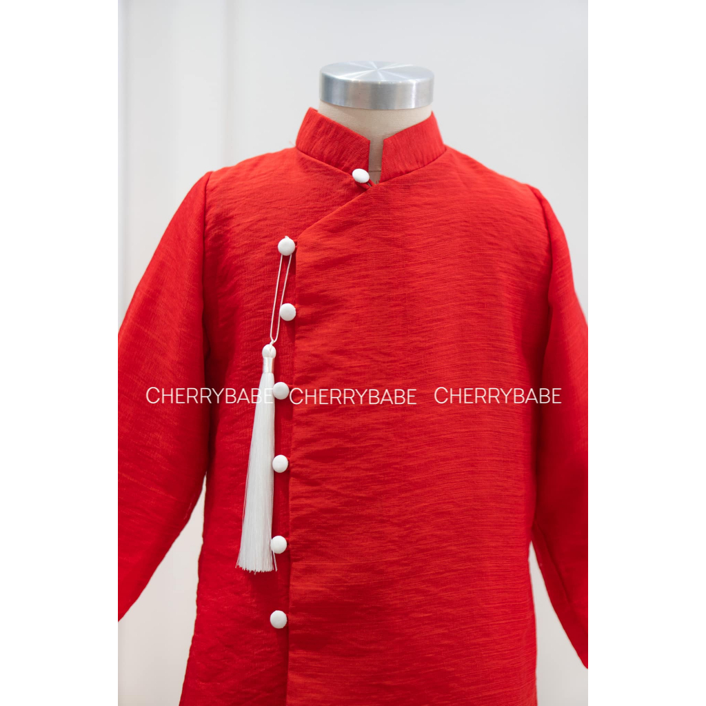 Áo dài bé trai Tường An