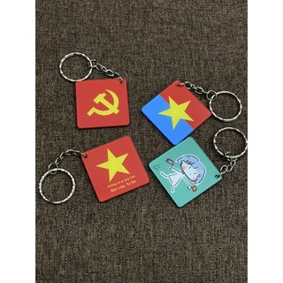 Móc khóa cờ giải phóng - cờ việt nam cờ đảng - linh vật
