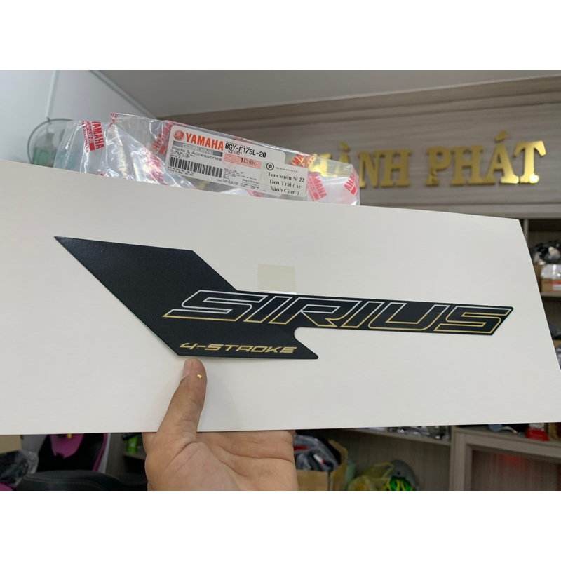 Tem sườn Sirius 22 Đen Trái  miếng