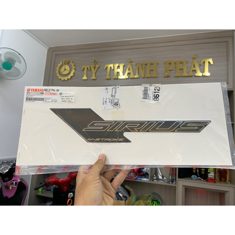 Tem sườn Sirius 22 Đen Trái  miếng