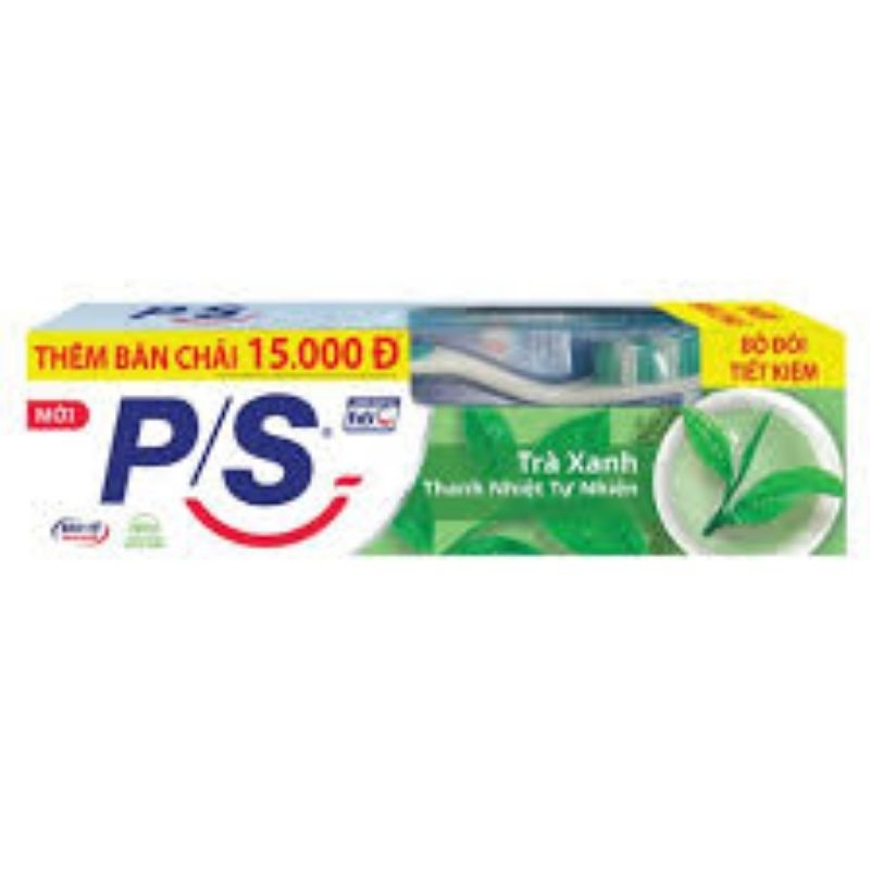 Kem đánh răng P/s Trà Xanh 180g + Tặng bàn chải