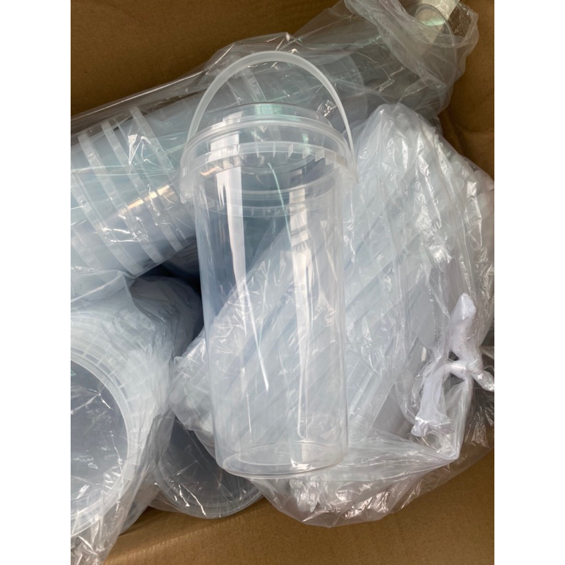 XÔ NHỰA 1000ml ỐM CAO