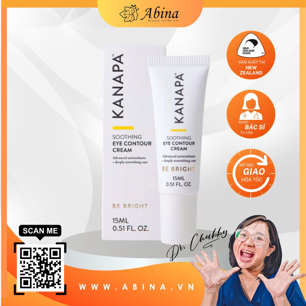 Kem dưỡng mắt Soothing Eye Contour Cream Kanapa - Dr Chubby