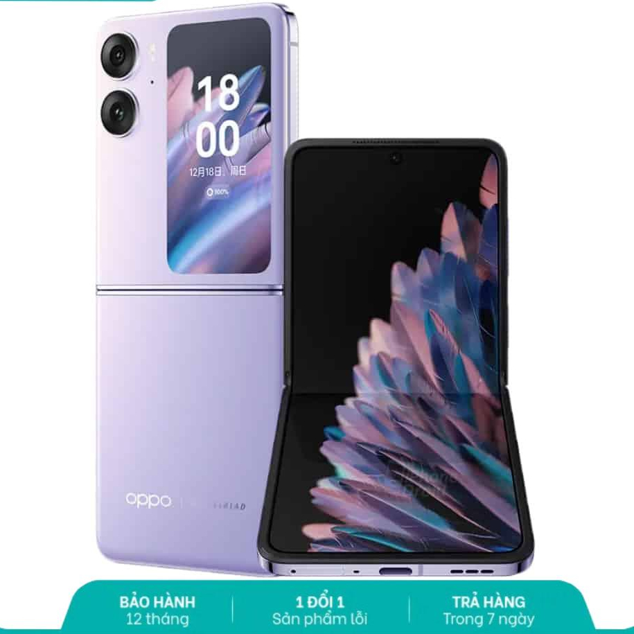 Điện thoại gập Oppo Find N2 , Find N2 Flip (12/256GB) - Hàng nhập khẩu , bản nội địa , mới nguyên hộp