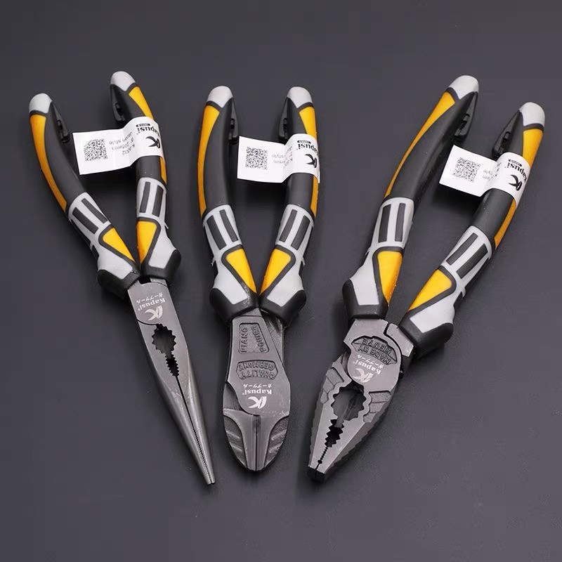 Kềm đa năng công nghiệp Nhật kích cỡ 7 - 8 inch Hiệu Kapusi JAPAN thép CR-V cao cấp