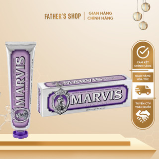 Kem đánh răng marvis cao cấp bá tước jasmin mint - tím 85ml