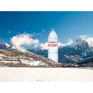 Nước suối Evian 330ml  nhập khẩu Pháp (1 Thùng gồm 24 chai 330ml)