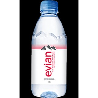 Nước suối Evian 330ml  nhập khẩu Pháp (1 Thùng gồm 24 chai 330ml)