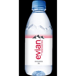 Nước suối Evian 330ml  nhập khẩu Pháp (1 Thùng gồm 24 chai 330ml)
