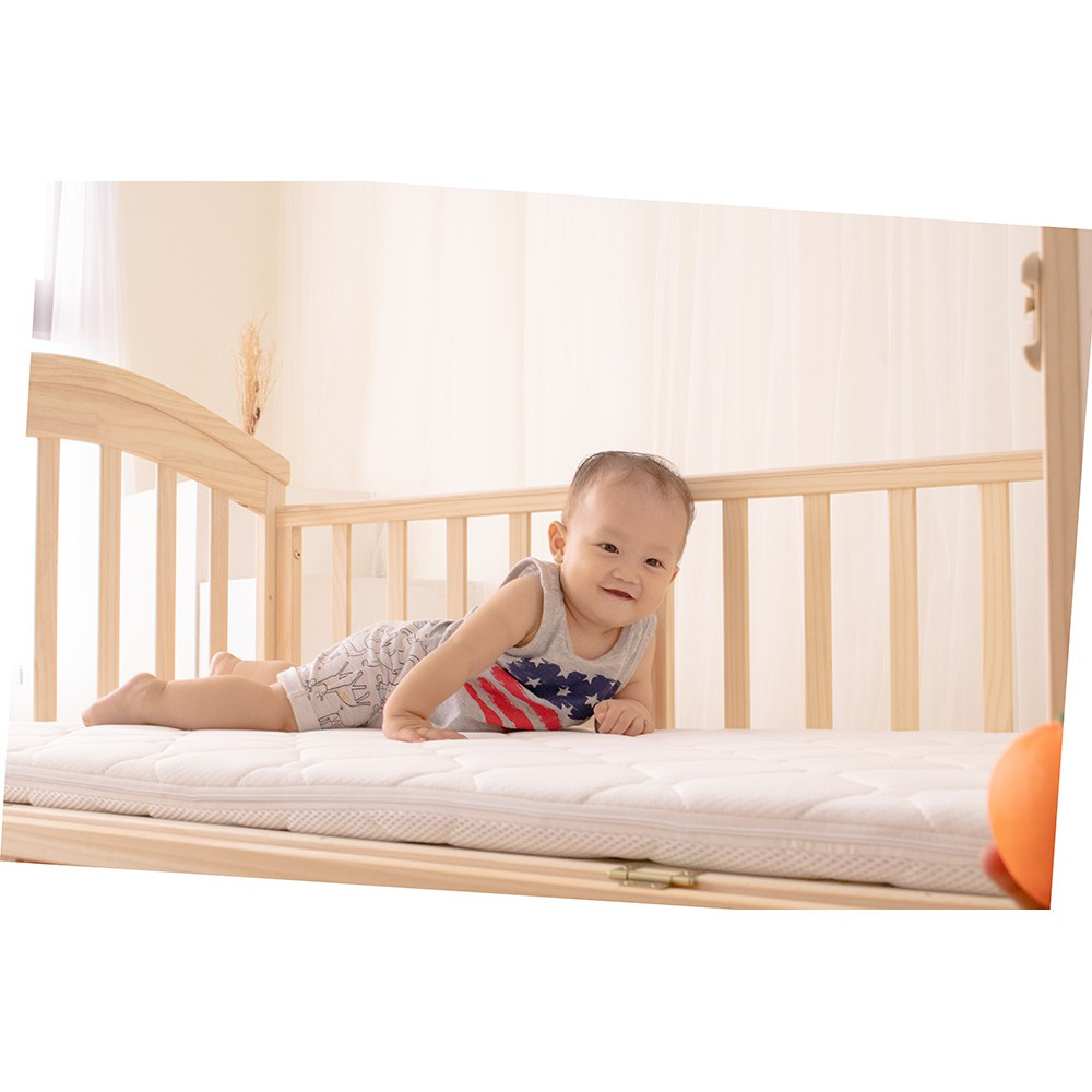 Nệm xơ dừa MumKid cho bé nằm nôi cũi - 100% xơ dừa tự nhiên - Thoáng mát - MK23038