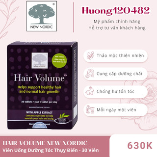 Viên uống kích thích mọc tóc Hair Volume - Thụy Điển