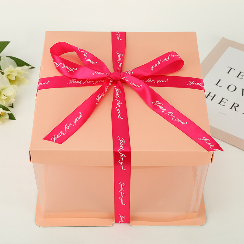 Ruy băng 2.5cm in chữ just for you