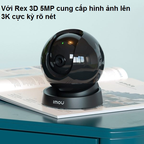 Hình ảnh Camera trong nhà IMOU REX 3D 3K,Xoay 360 ,đàm thoại 2 chiều, Phát hiện chuyển động Tích hợp Al thông minh #3