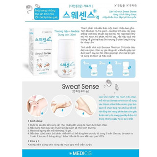 Lăn nách khử mùi Sweat Sense Hàn Quốc 30Ml mẫu mới