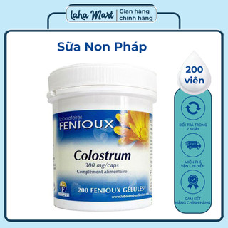 Sữa non Pháp Fenioux Colostrum phát triển não bộ cho nhiều lứa tuổi Hộp 200 viên