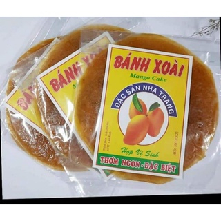 Bánh tráng xoài/ xoài muối ớt Nha Trang loại 1 mềm dẻo hình tròn chua ngọt 200gr nguyên chất không đường