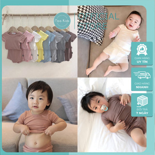 (hàng chính hãng) Bộ quần áo thun tăm Minky Mom chất mềm mịn ,co giãn 4 chiều cho bé trai và bé gái