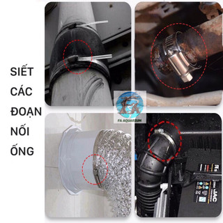 [Inox 304] [2 cái] Cổ dê, đai siết, đai nhê inox