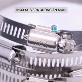 [Inox 304] [2 cái] Cổ dê, đai siết, đai nhê inox