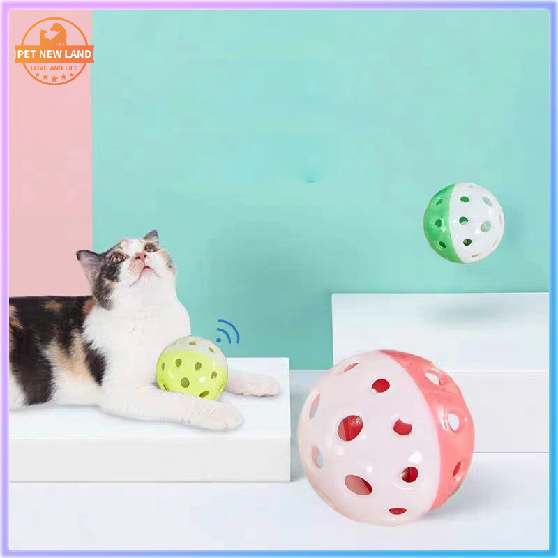 Quả bóng đồ chơi cho mèo, Quả bóng chuông đồ chơi phát ra âm thanh để trêu chọc mèo, Bóng đồ chơi thú cưng