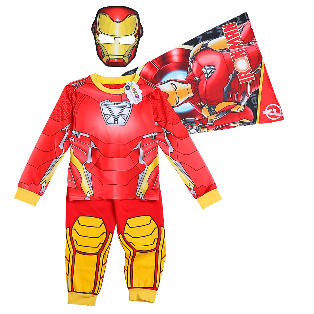 Quần áo siêu nhân trẻ em người nhện cho bé trai cotton mềm mịn xịn SN2212 Samkids