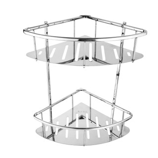 Bộ phụ kiện nhà tắm kệ nhà tắm inox 304 2 tầng góc