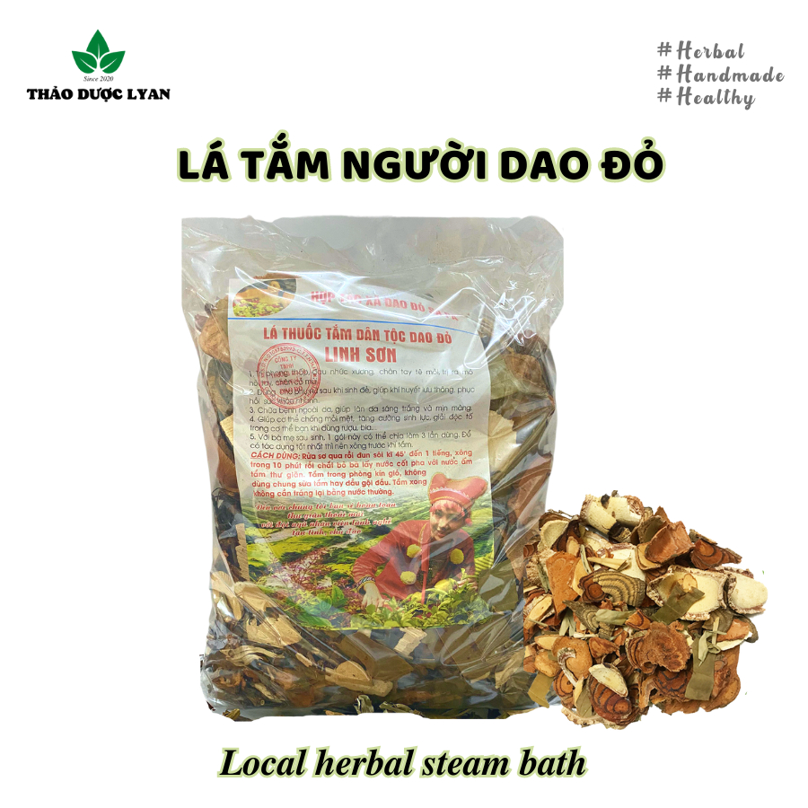 Lá tắm người Dao Đỏ sau sinh, tăm mẹ bầu sau sinh hồi phục sức khỏe lấy lại vóc dáng