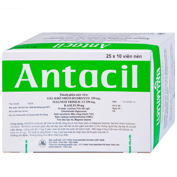 ANTACIL - Giảm acid dịch vị giảm ợ chua H250V