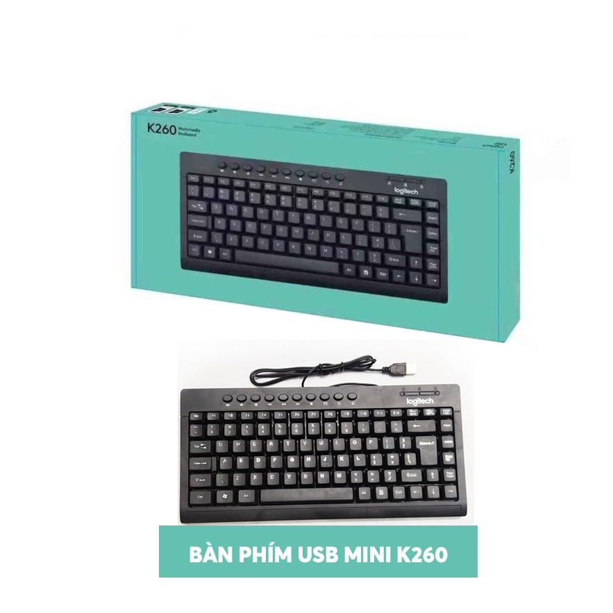 BÀN PHÍM DÂY MINI LOGITECH K260