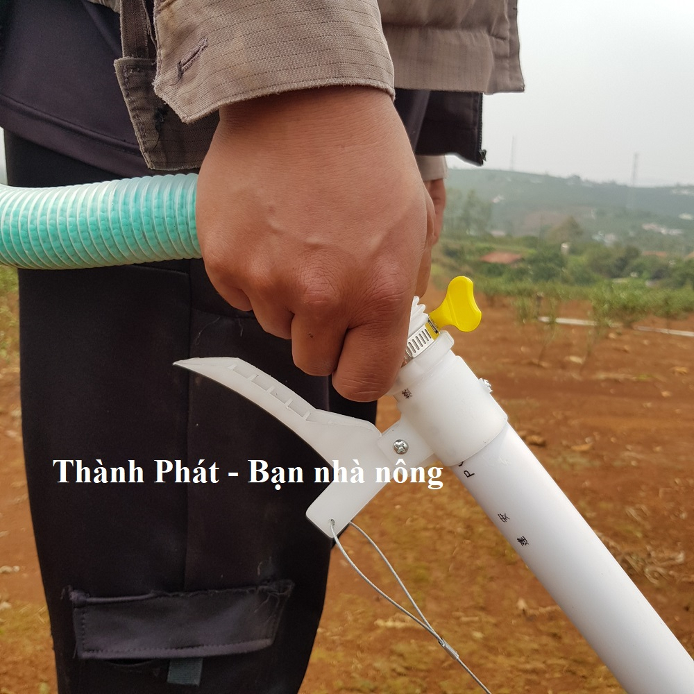 Dụng cụ bón phân bóp cò, gậy bón phân bóp cò mẫu mới, cực nhanh, tiện lợi, hiệu quả