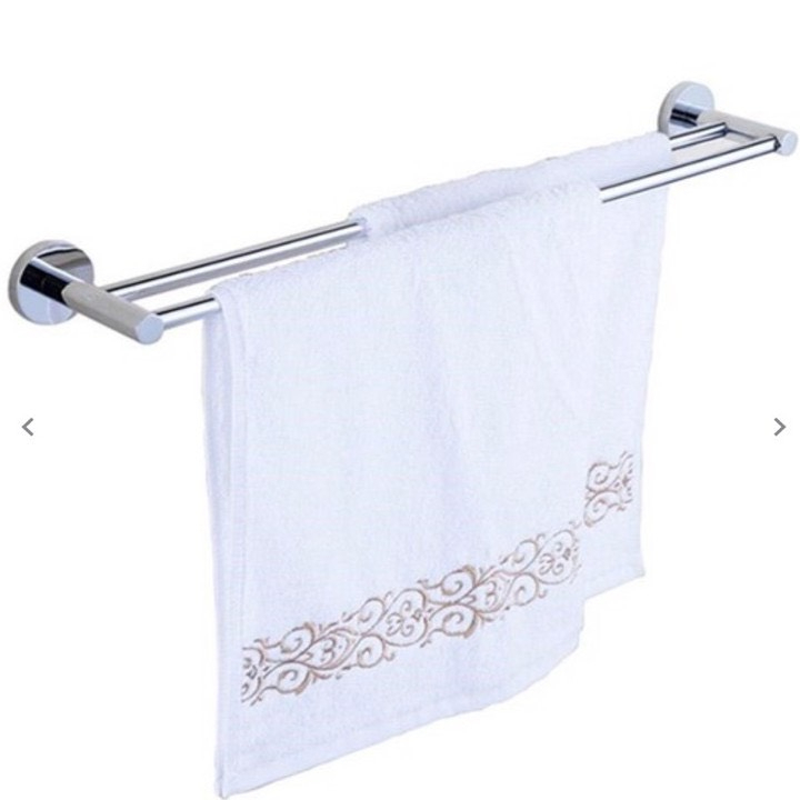 Giá treo khăn tắm Inox SUS 304 – Thanh vắt khăn phòng tắm (trụ tròn) MK09-10