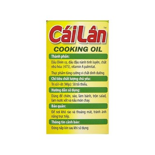 Dầu thực vật Cái Lân chai 1 lít