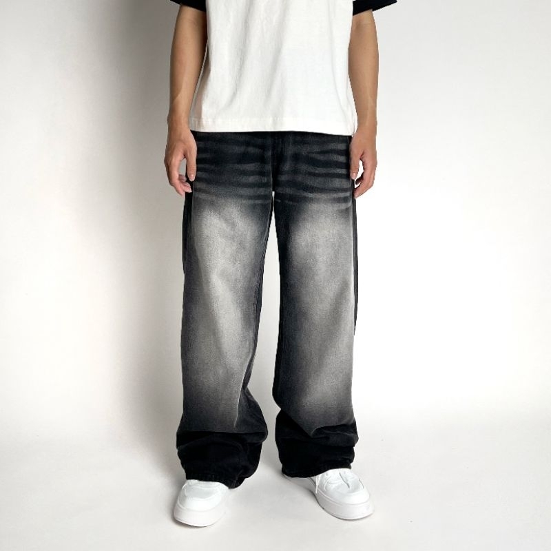 SMOKE V.2 WASH JEANS quần jeans xám khói wash version 2 1005 | BigBuy360 - bigbuy360.vn