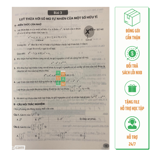 Sách - Vở thực hành Toán 7  - tập 1 và tập 2