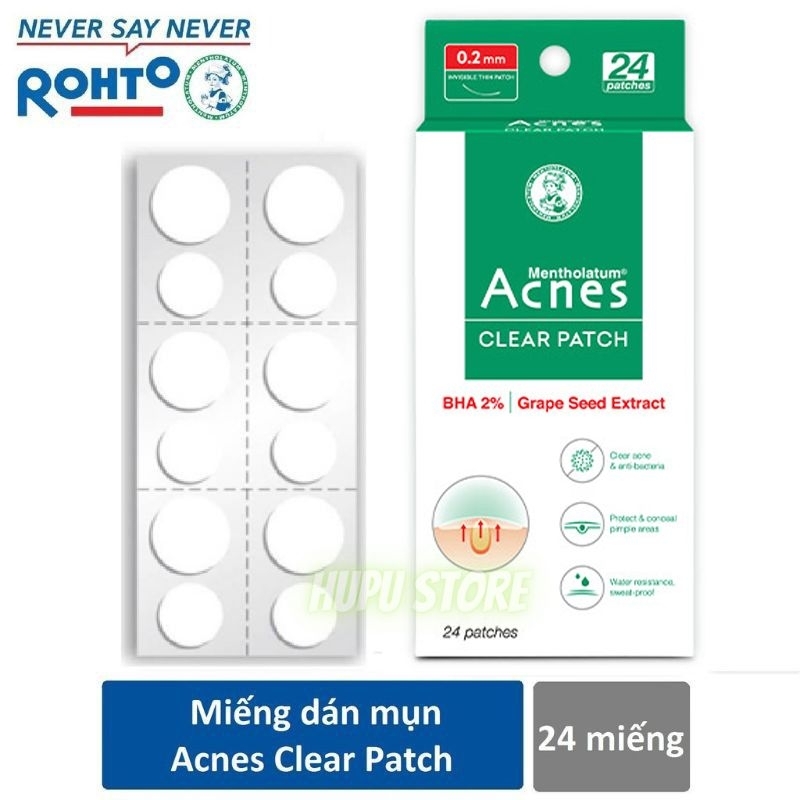 [Full Box] 24 MIẾNG DÁN MỤN ACNES CLEAR PATCH