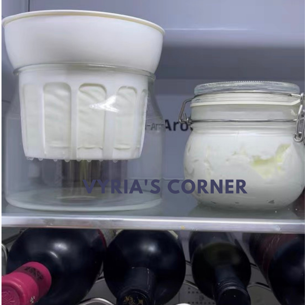 Cốc lọc sữa chua Hy Lạp làm sữa chua nấm kefir cực dẻo