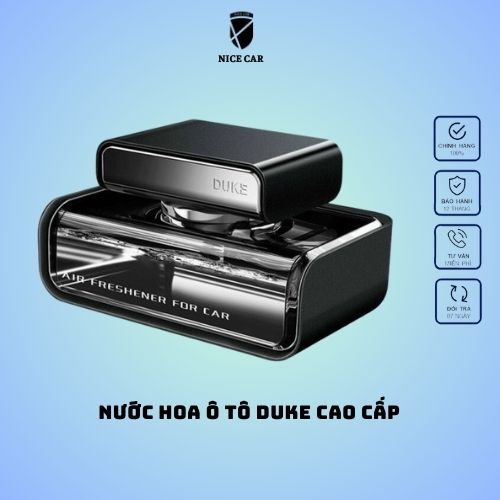 Nước hoa ô tô Duke nước hoa xe hơi cao cấp nhập khẩu từ Pháp chiết xuất 100% thiên nhiên khử mùi chống say xe tốt