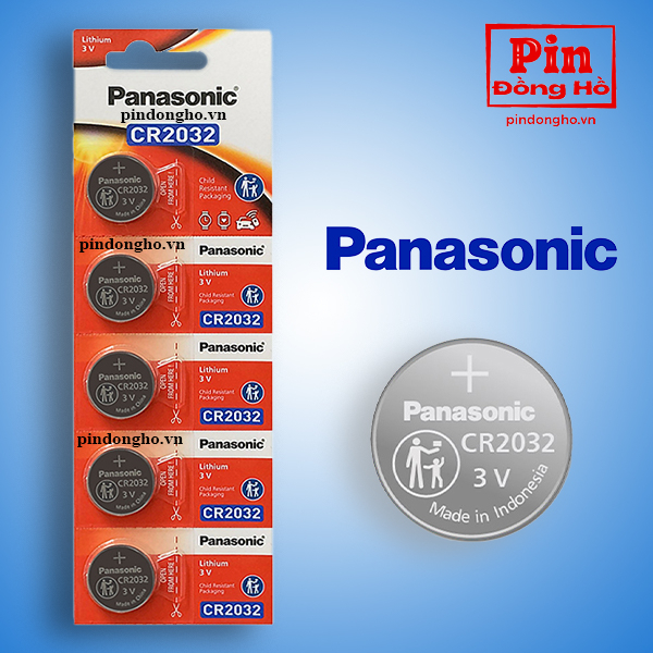 [Giao Hỏa Tốc 2H] Pin nút áo CR2032 cao cấp Panasonic lithium 3V
