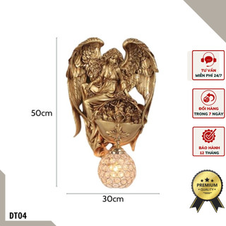 [FREESHIP] Đèn treo tường thiên thần may mắn mang phong cách tân cổ điển sang trọng DT04