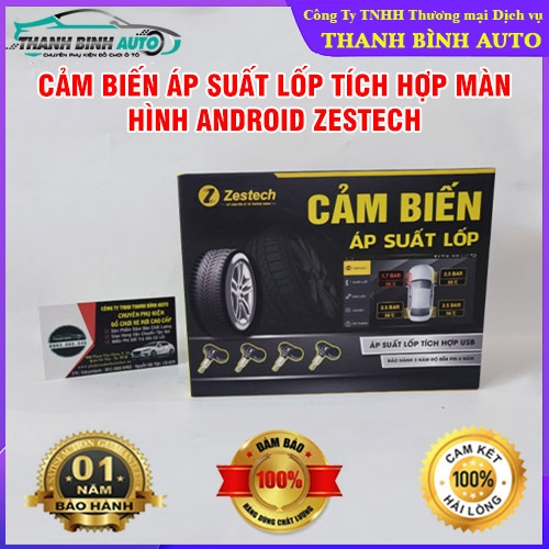 Cảm Biến Áp Suất Lốp Zestech Tích Hợp Màn Hình Android