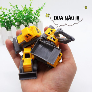 Xe Đồ Chơi Công Trình Mini Động Cơ Dây Cót