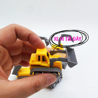 Xe Đồ Chơi Công Trình Mini Động Cơ Dây Cót