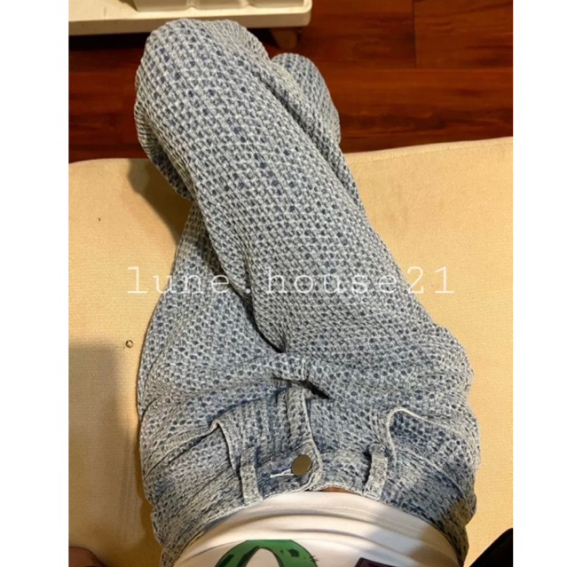 Quần Jeans Suông Cá Tính