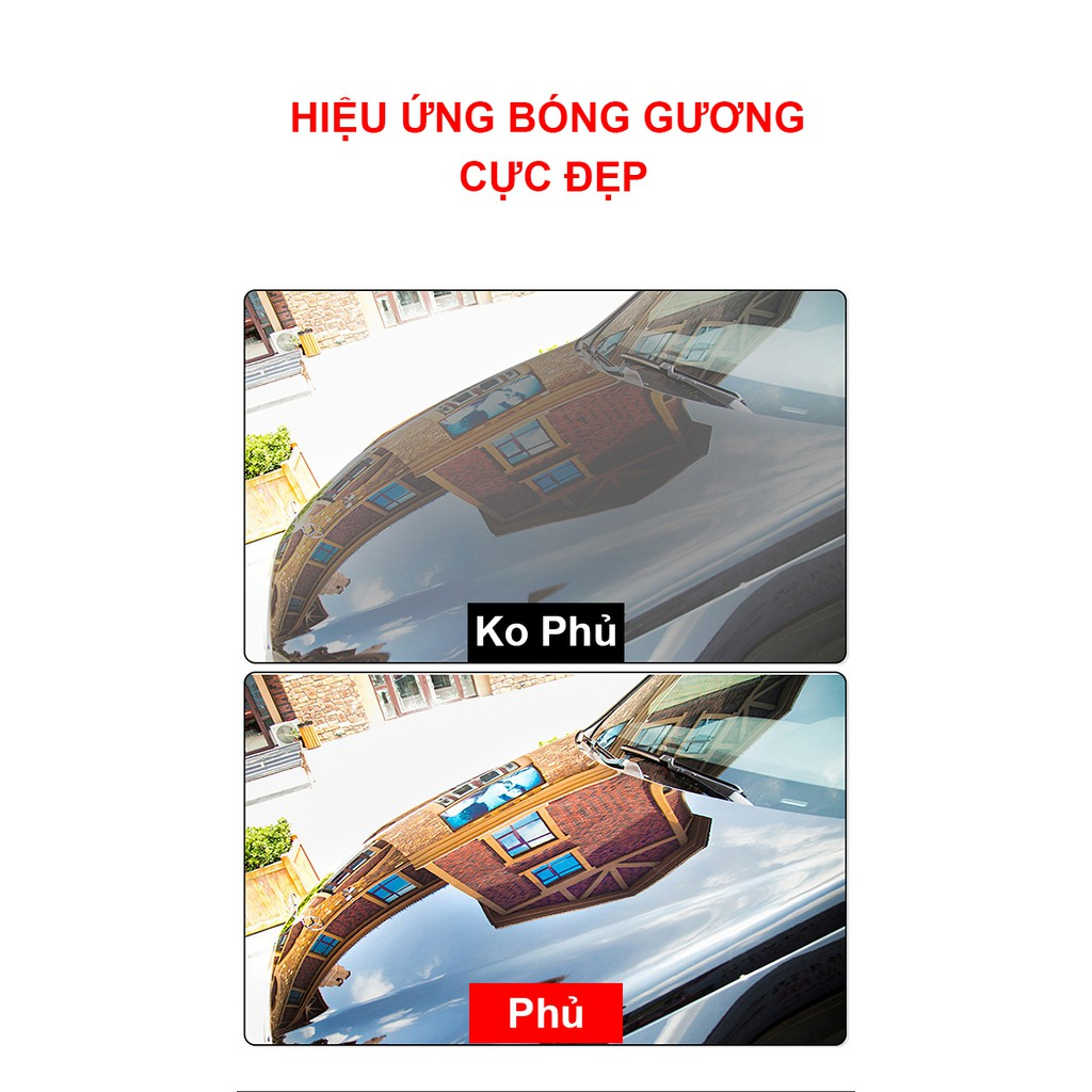 Sáp Phủ Bóng Sơn Xe Ô tô - Phủ Ceramic Làm Đẹp Xe - Cana Đánh Bóng Sơn Xe Xóa Xước Dăm Chính Hãng
