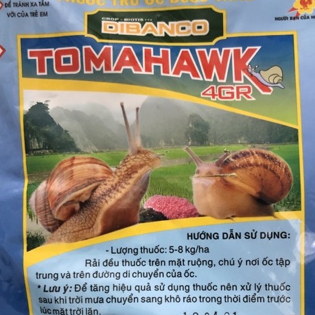 Bả diệt sên/ ốc bươu vàng Tomahawk (100 gram)