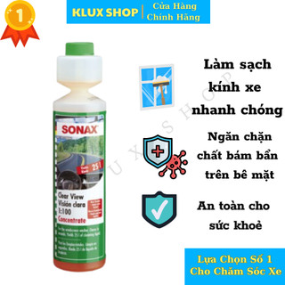 [SẠCH BÓNG KÍNH] Nước rửa kính ô tô SONAX - Nước vệ sinh kinh ô tô , tẩy ố , tẩy cặn canxi