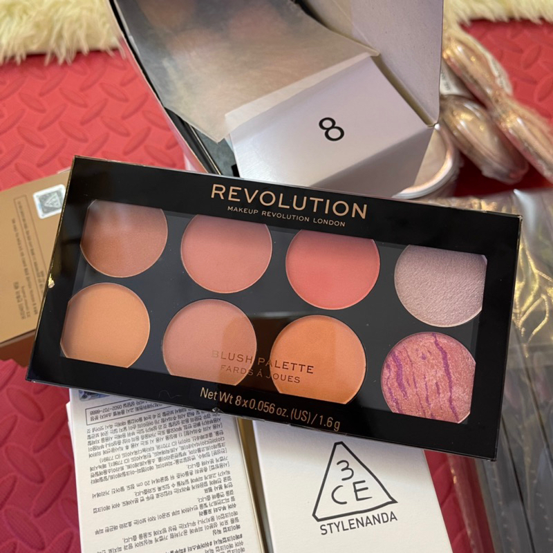 Bảng Phấn Má Makeup Revolution Ultra Blush Palette 8 ô