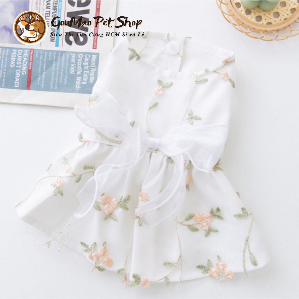 Váy chó mèo , váy đám cưới dự tiệc hàng cao cấp - Hipidog - Goumao pet