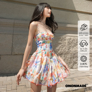 Ononmade best seller đầm ngắn hai dây cúp ngực floral carolina mini dress